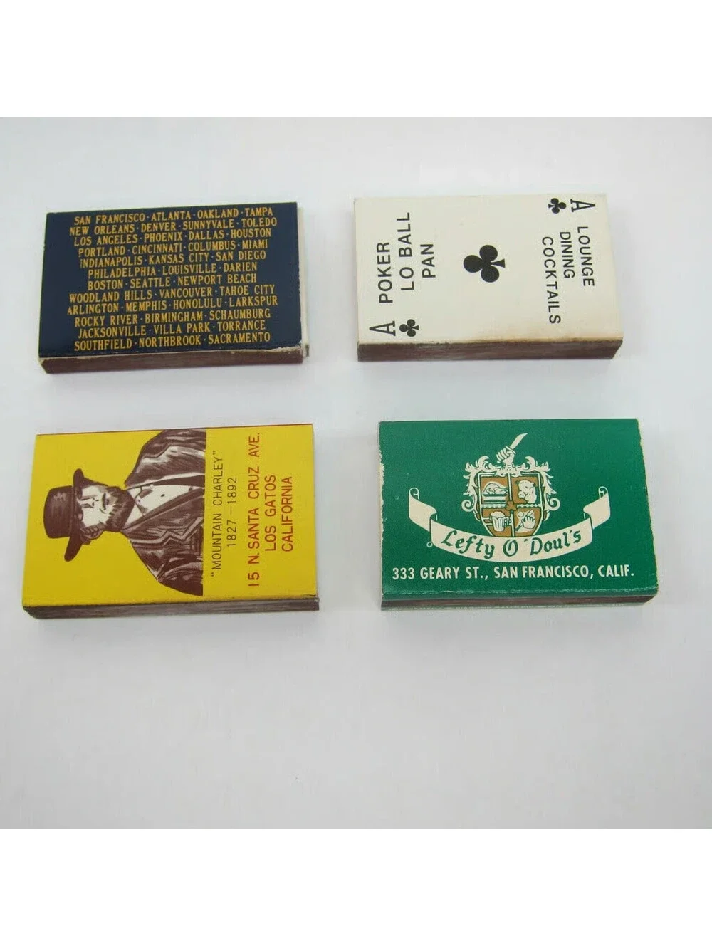 N/A vintage matchboxes